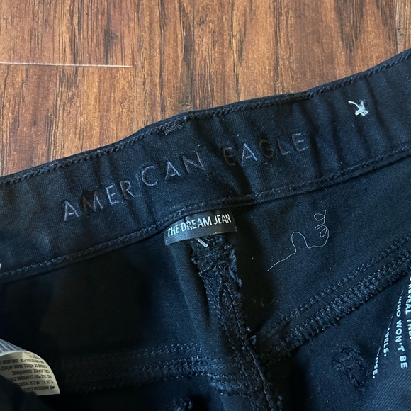 EUC Black American Eagle jeggings, size 6 x-short 🖤 - Picture 7 of 8